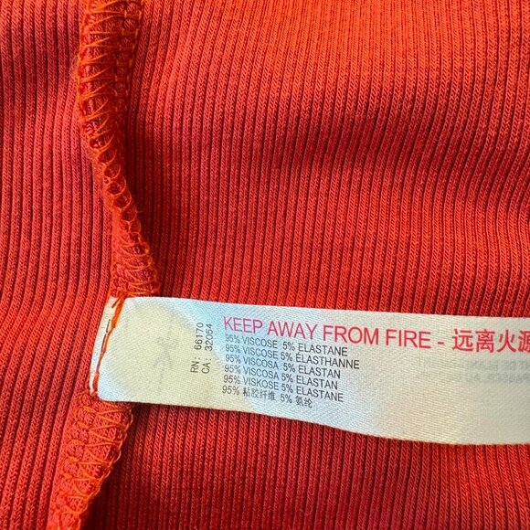 Free People Beach Maxi Burnt Orange Bodycon Dress Size S - Picture 5 of 11